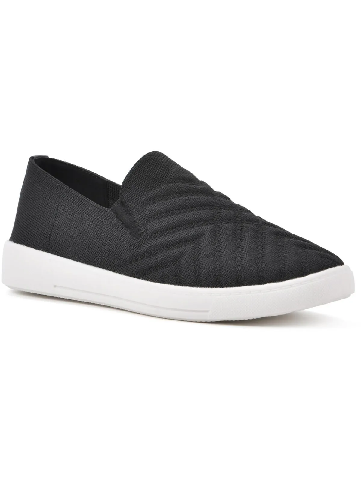 Until Womens Knit Slip-On Loafers