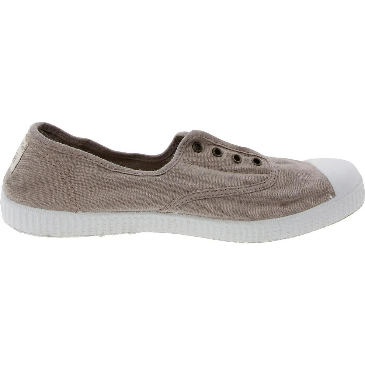 Womens Laceless Canvas Slip-On Sneakers