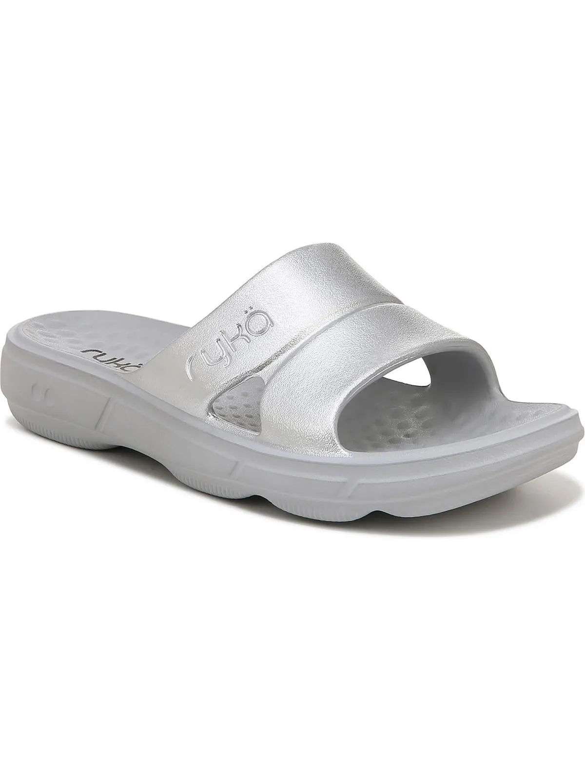 Womens Slip On Flat Pool Slides