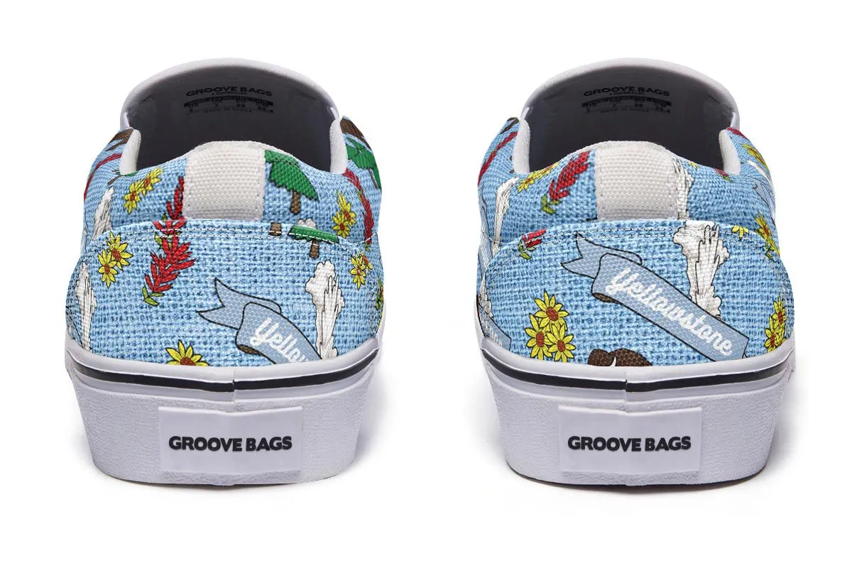 Yellowstone Pattern Slip-On Shoes