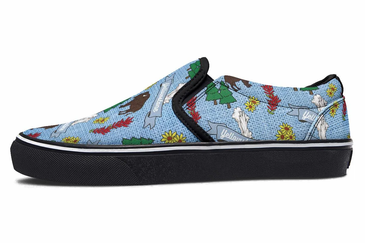 Yellowstone Pattern Slip-On Shoes