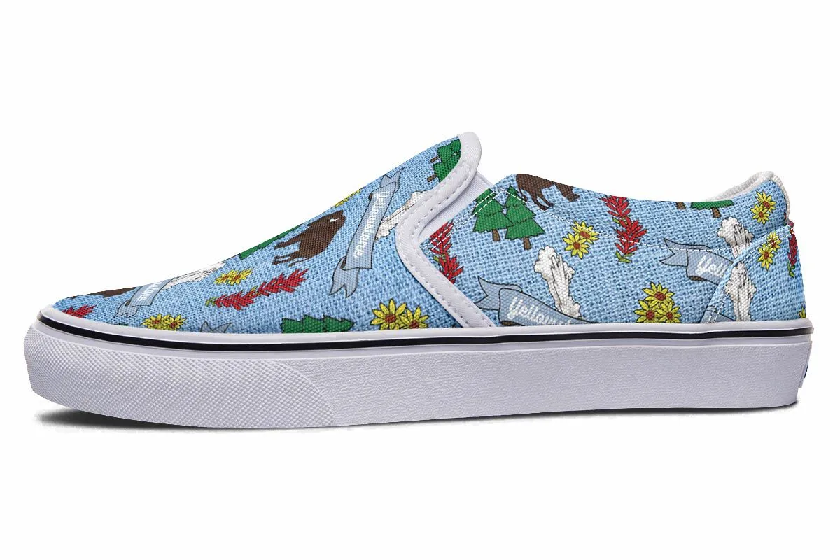 Yellowstone Pattern Slip-On Shoes