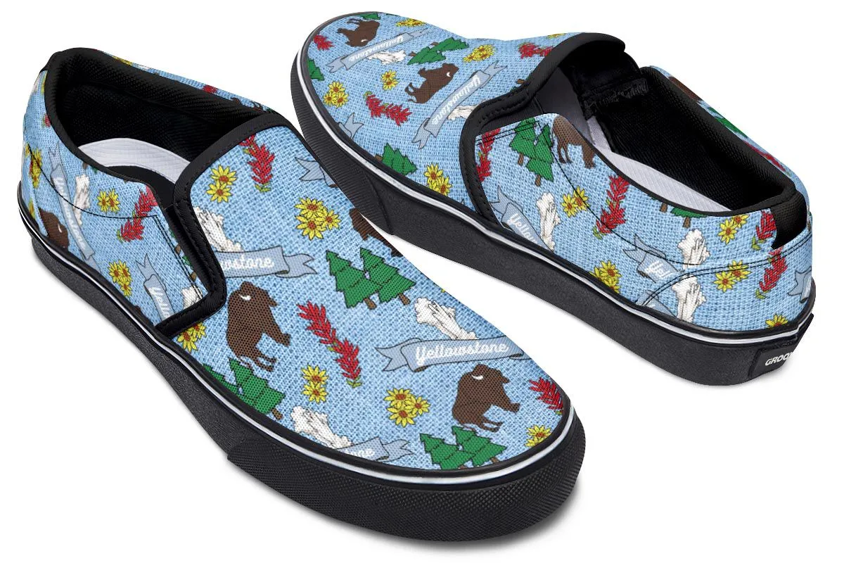 Yellowstone Pattern Slip-On Shoes