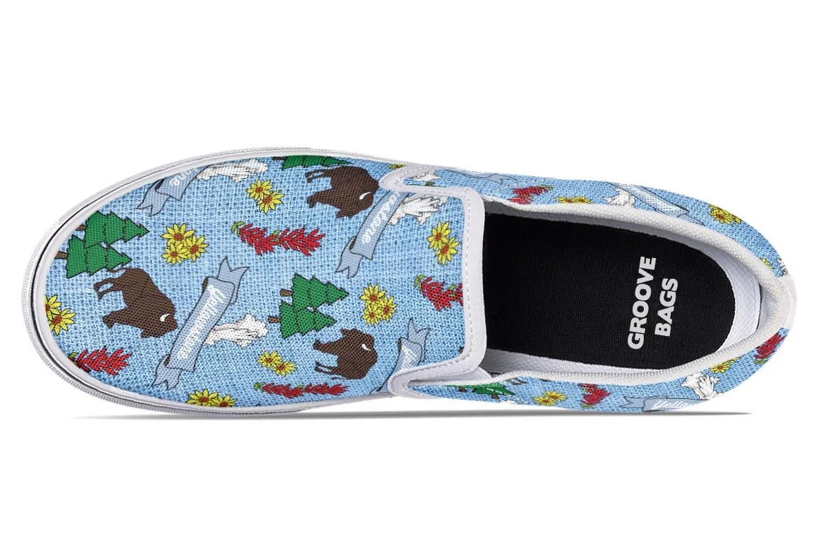 Yellowstone Pattern Slip-On Shoes