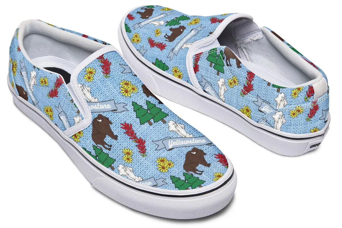 Yellowstone Pattern Slip-On Shoes