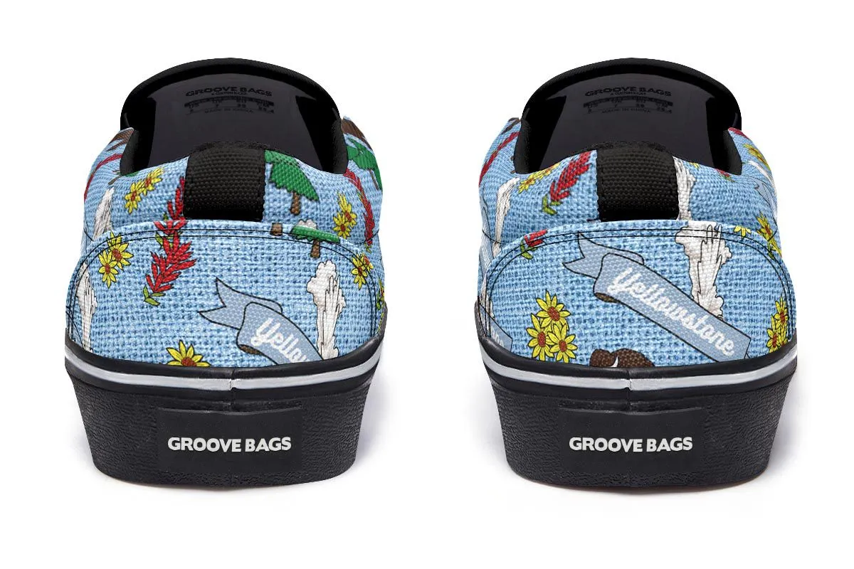 Yellowstone Pattern Slip-On Shoes